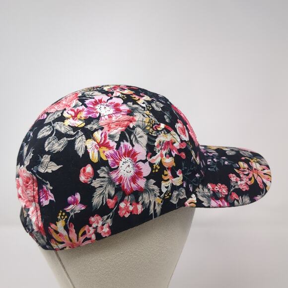 PTO Vallarta Mexico Snapback 5 Panel Cap Multi OS Adjustable Embroidered Floral - Picture 5 of 8